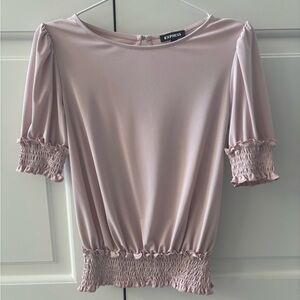 Express Light Pink Sleeveless Top
